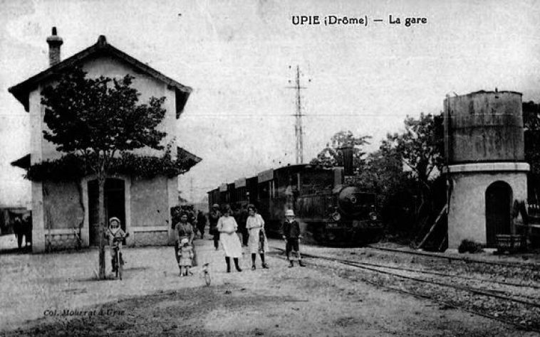 Gare d'Upie vers 1930