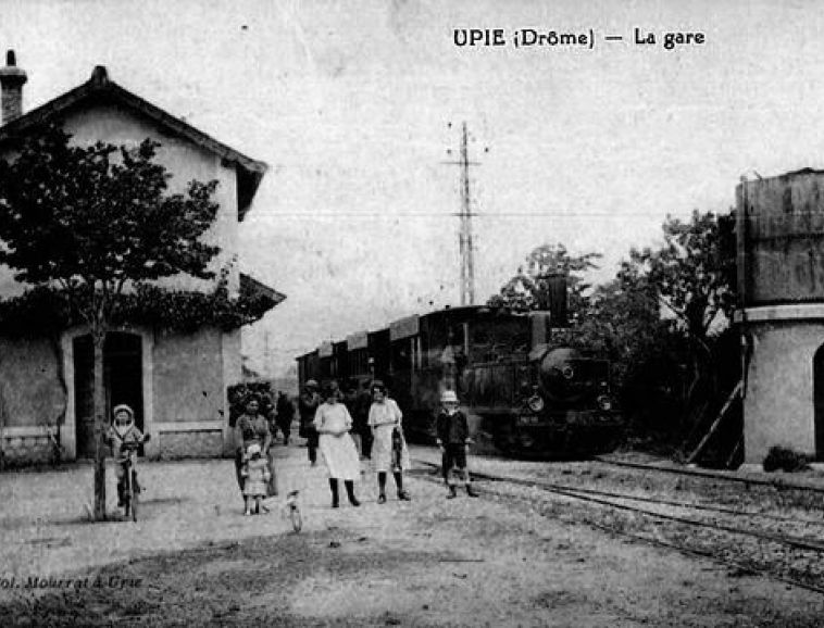 Gare d'Upie vers 1930