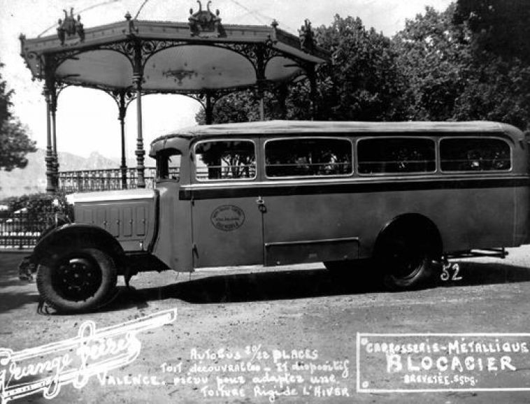 Autobus Citroën carrossé par l'entreprise Grange vers 1930